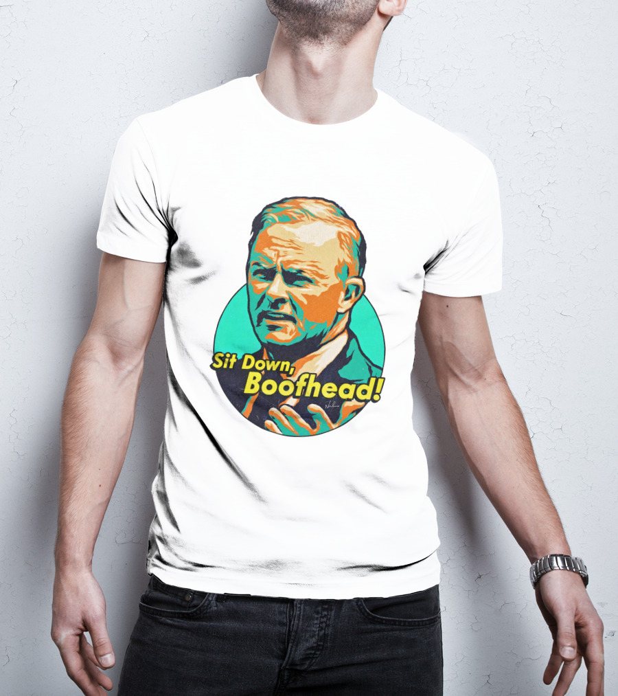Sit Down Boofhead Scott Morrison Pop T-Shirt