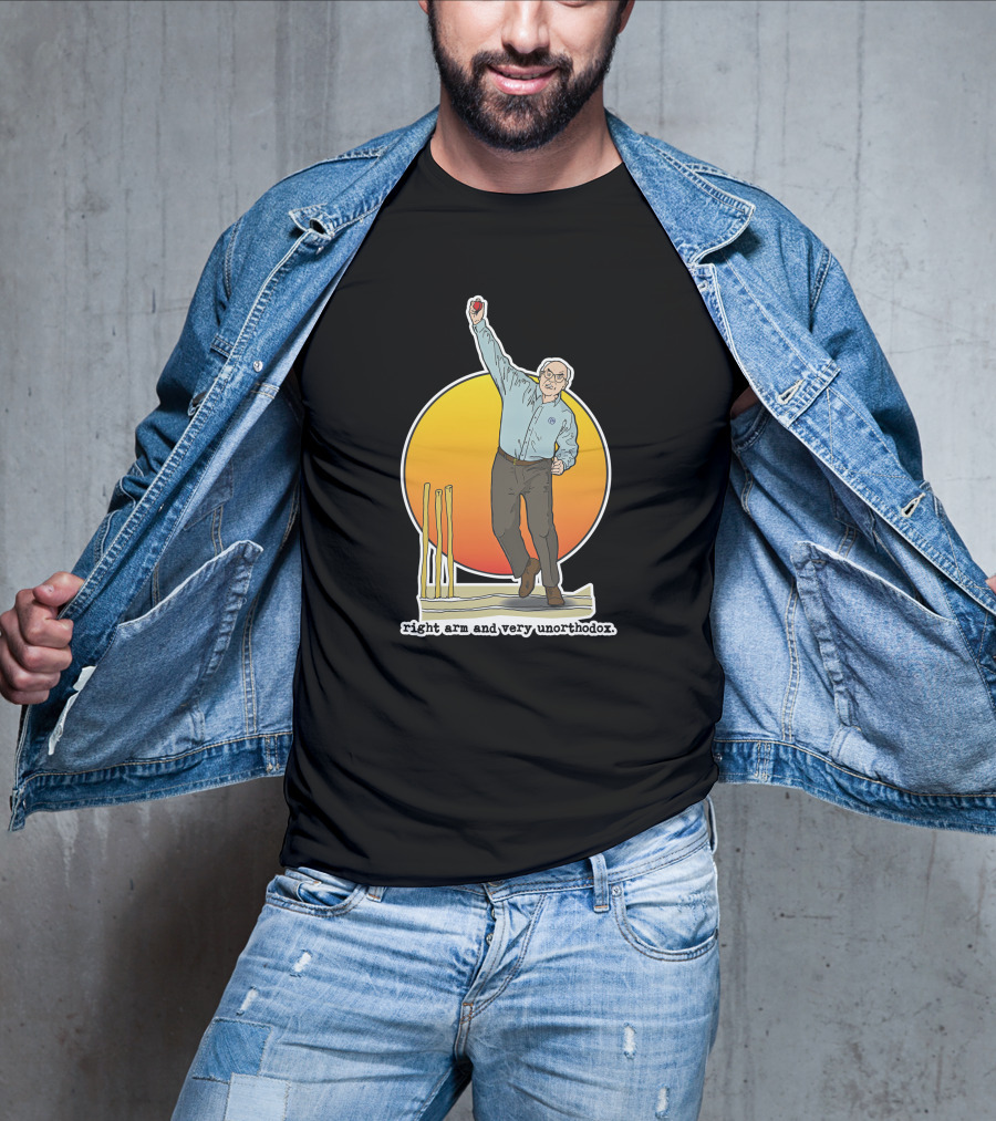 Right Arm And Very Unorthodox Bowling Stumps T-Shirt