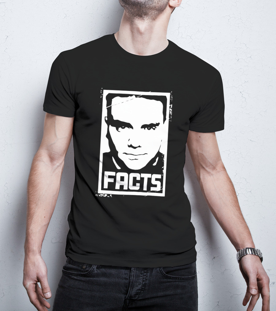 Daily Wire Ben Shapiro Facts Stencil Ron Filipkowski T-Shirt