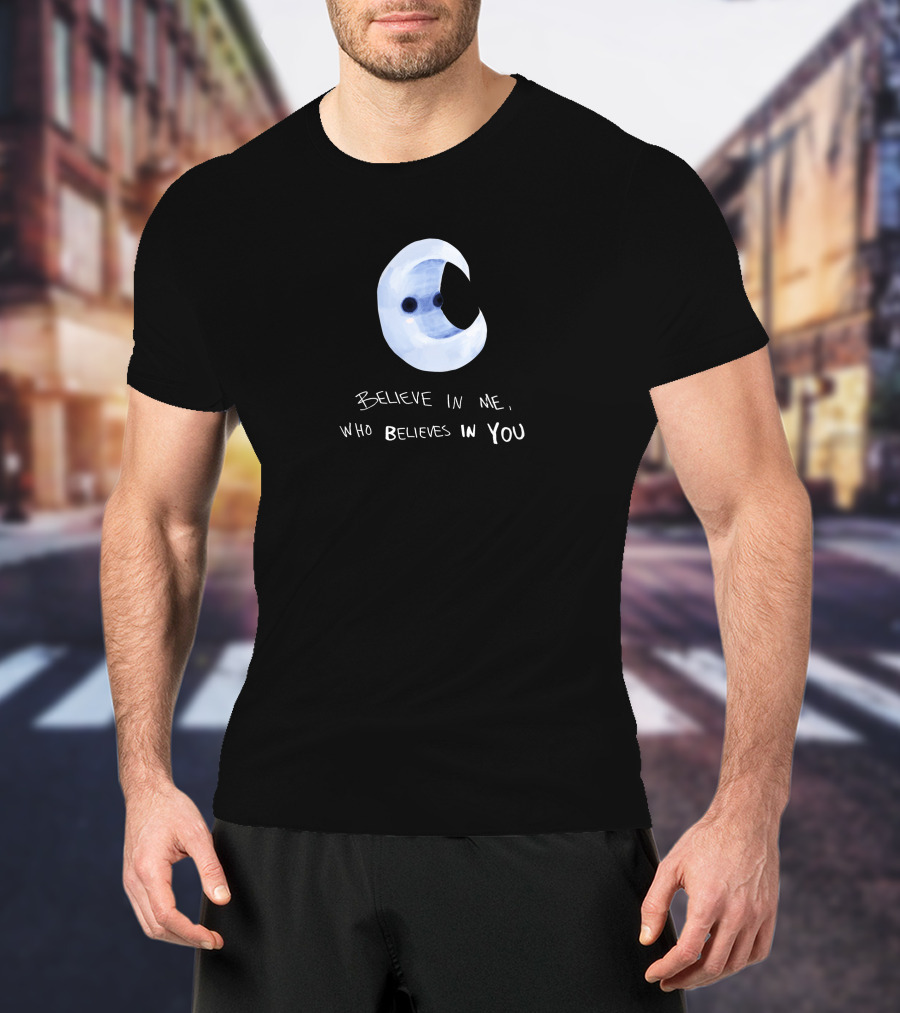 Wunderworld Merch Night Capsule Moon Believe In Me Who Believes In You T-Shirt