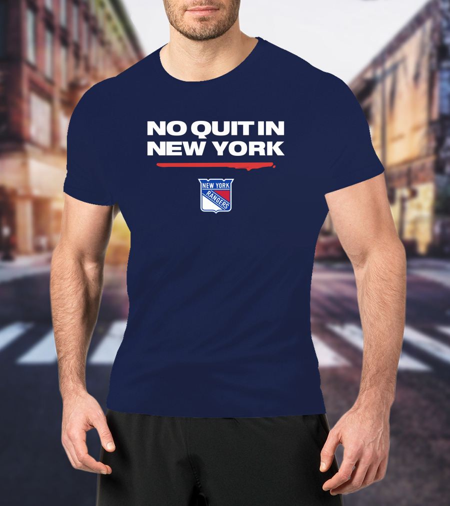 No Quit In New York Rangers T-Shirt