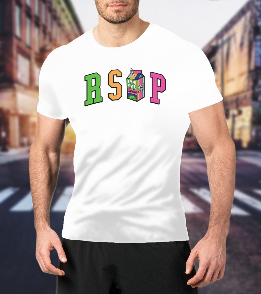 RSVP Lyrical Lemonade Drink Box Logo Cream Merch T-Shirt