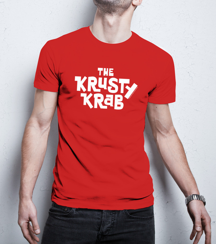 Joe Burrow The Krusty Krab Spongebob Squarepants Crossover Patrick Star Football NFL Cincinnati Bengals Cartoon Network Nickelodeon T-Shirt