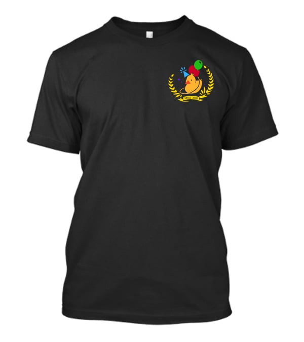 Quackity Merch Birthday Since 2000 Duck Balloons T-Shirt