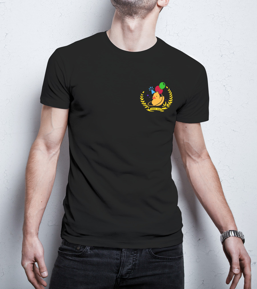 Quackity Merch Birthday Since 2000 Duck Balloons T-Shirt