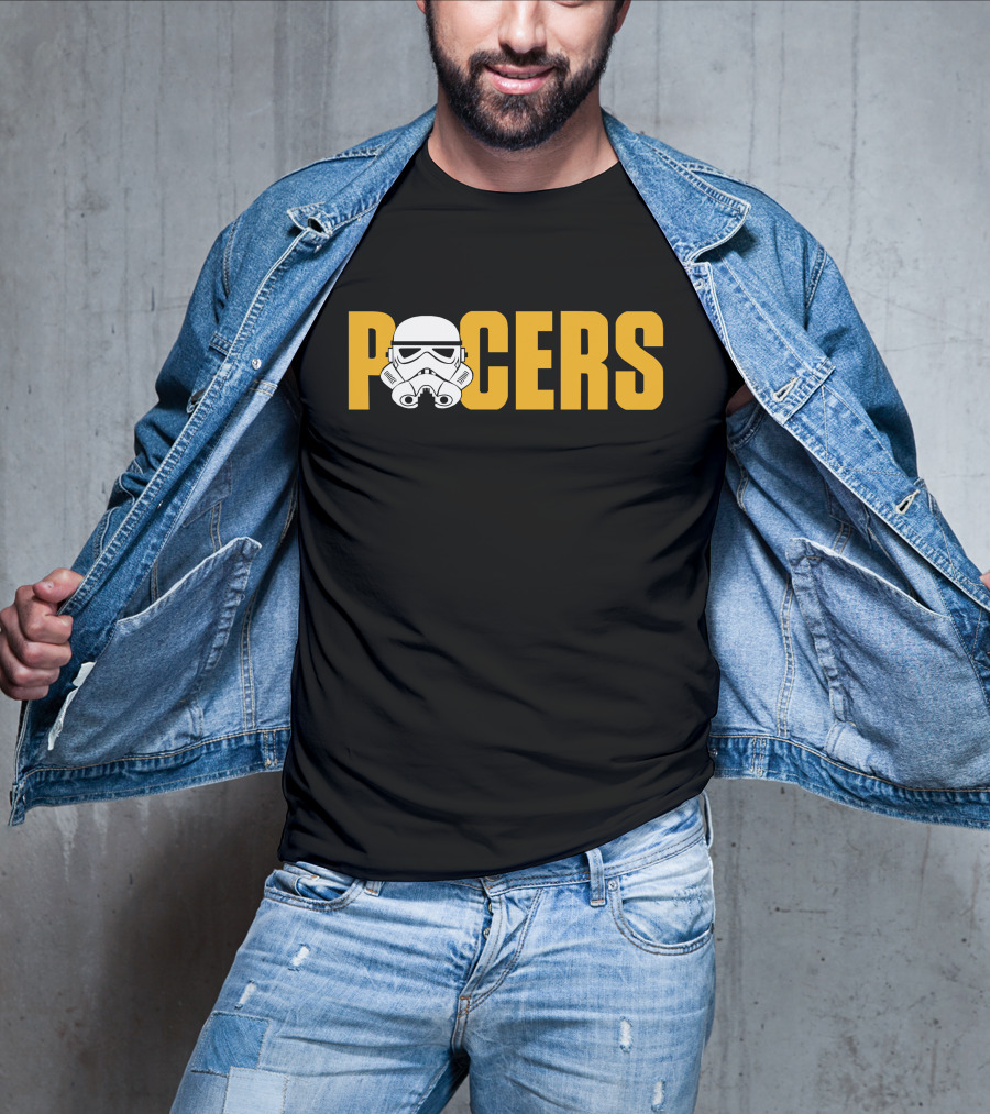 Pacers Stormtrooper Helmet Crossover T-Shirt