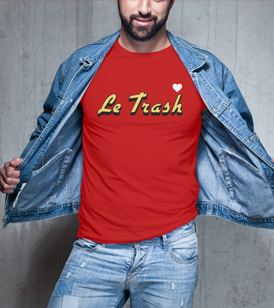 Le Trash Prime Video Fatin Jadmani Heart T-Shirt