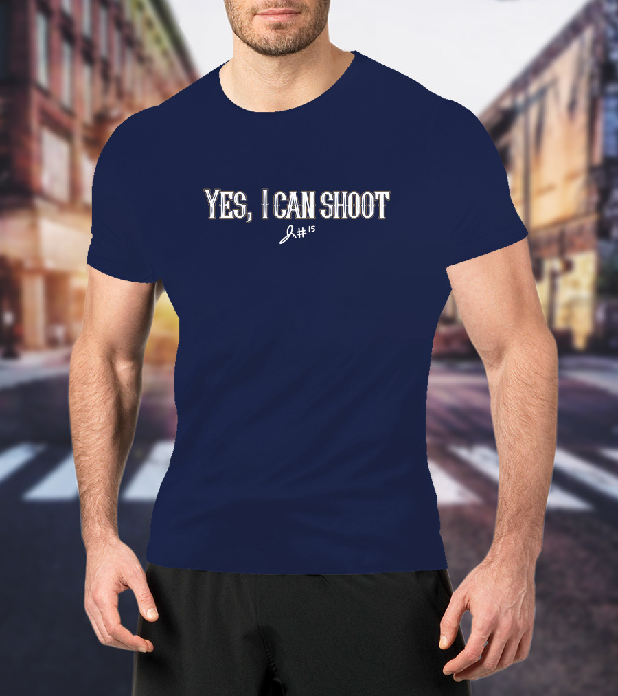 Yes I Can Shoot Jose Alvarado #15 T-Shirt