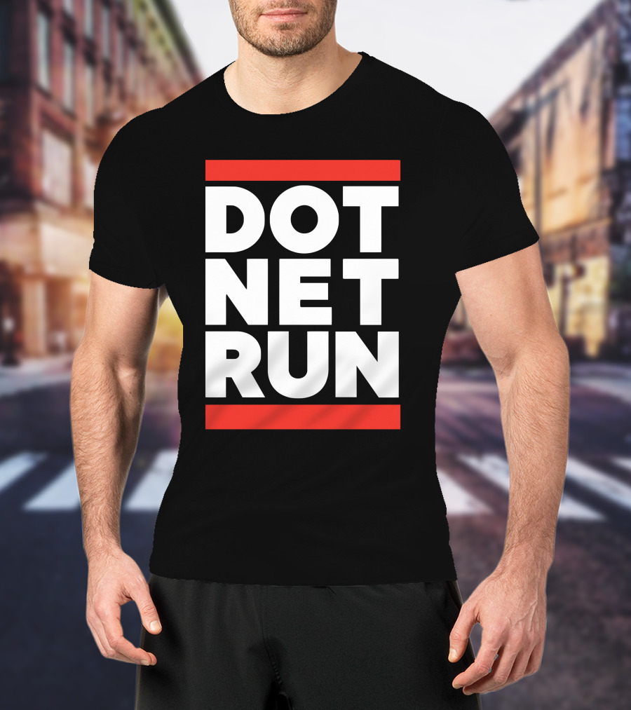 DOT NET RUN Scott Hanselman T-Shirt