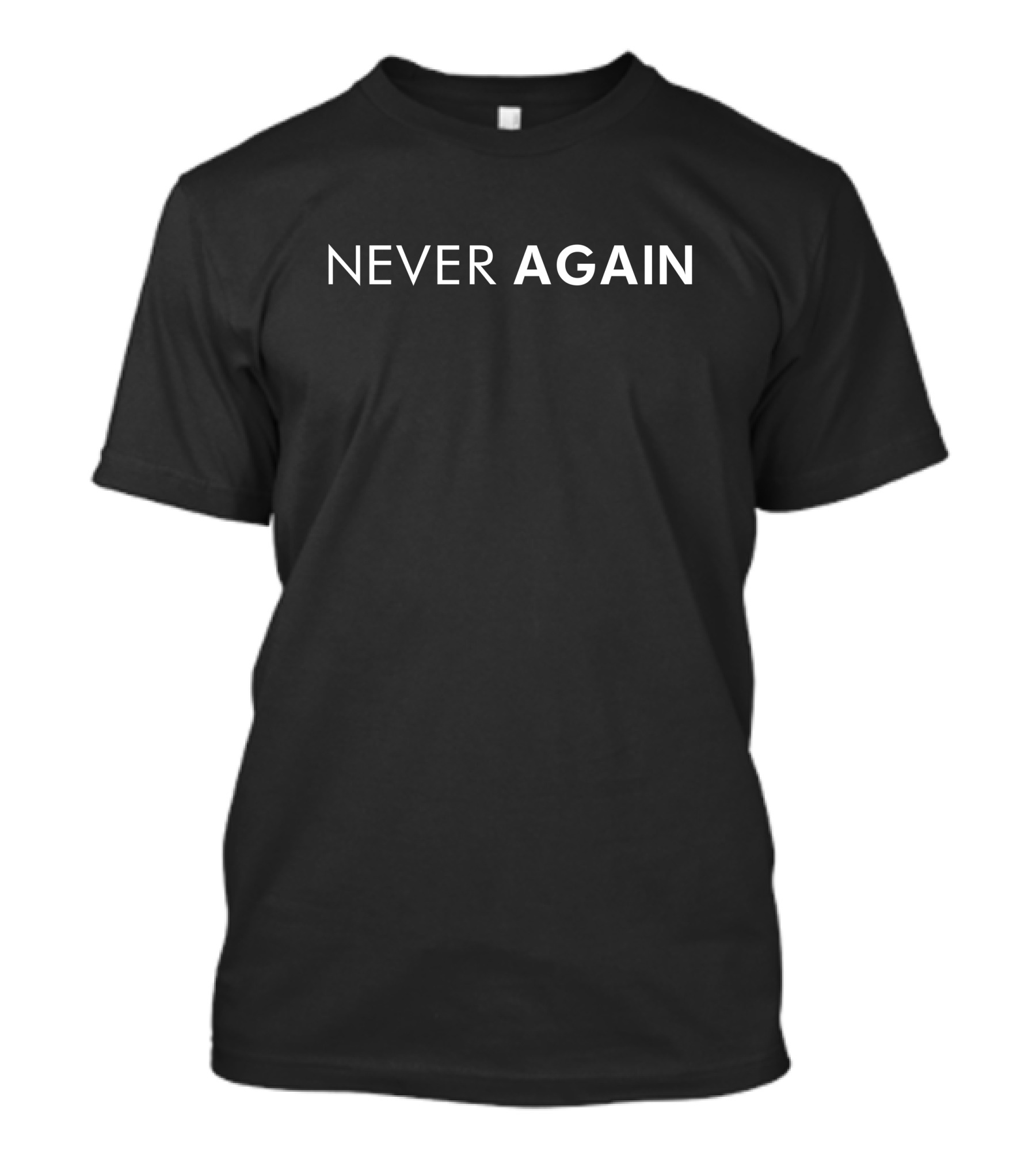 NEVER AGAIN Leody De Guzman T-Shirt