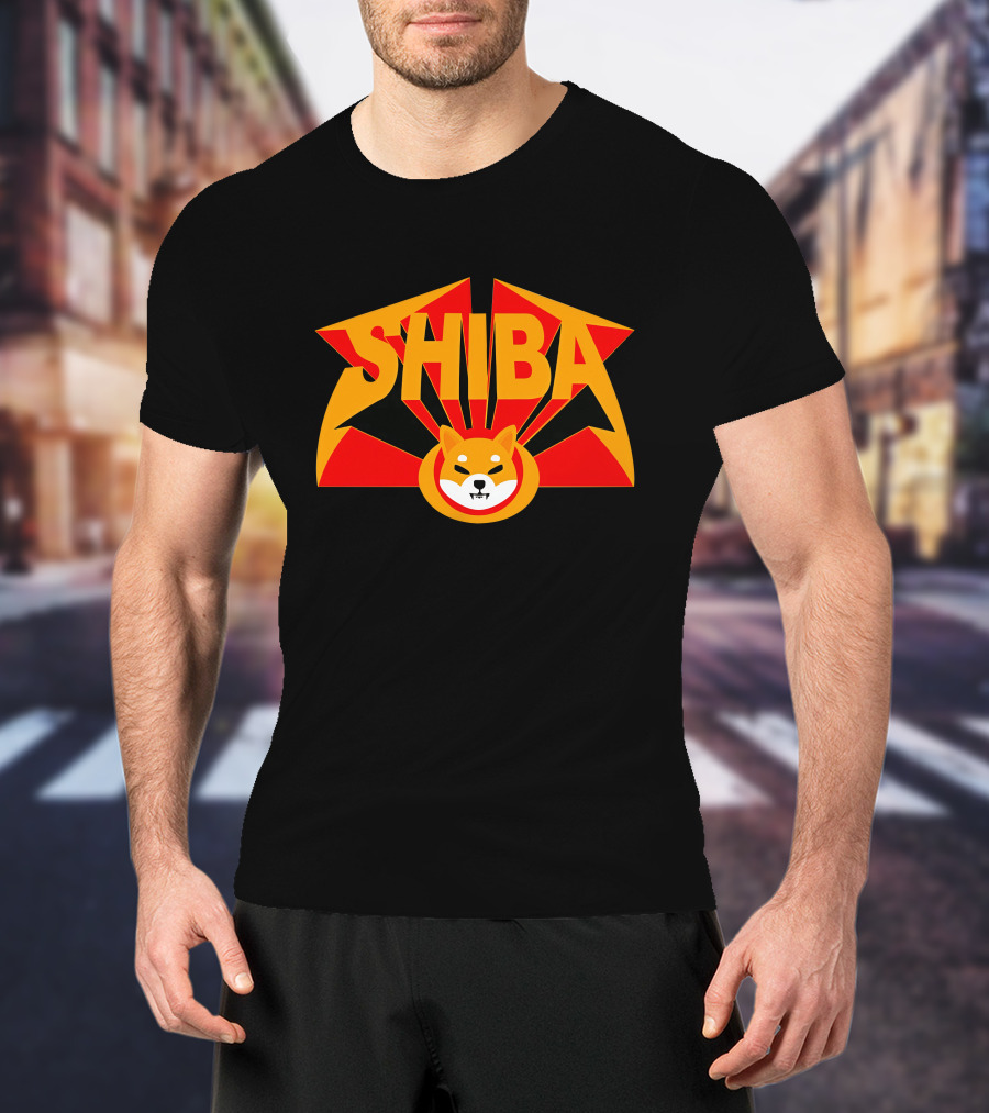SHIBA Decentralized Merch Rockstar Shiba Steven Cooper T-Shirt