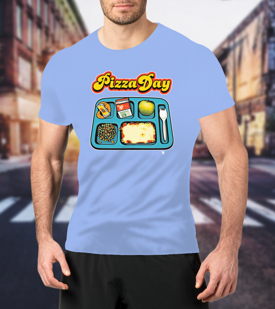 Super 70s Sports Store S7s Pizza Day Lunch Tray T-Shirt