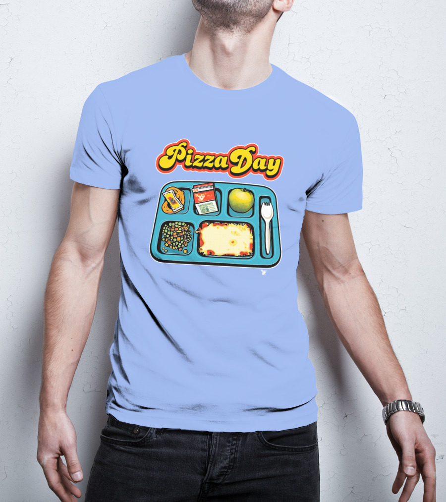 Super 70s Sports Store S7s Pizza Day Lunch Tray T-Shirt