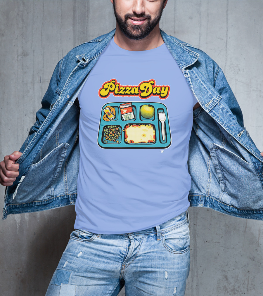 Super 70s Sports Store S7s Pizza Day Lunch Tray T-Shirt