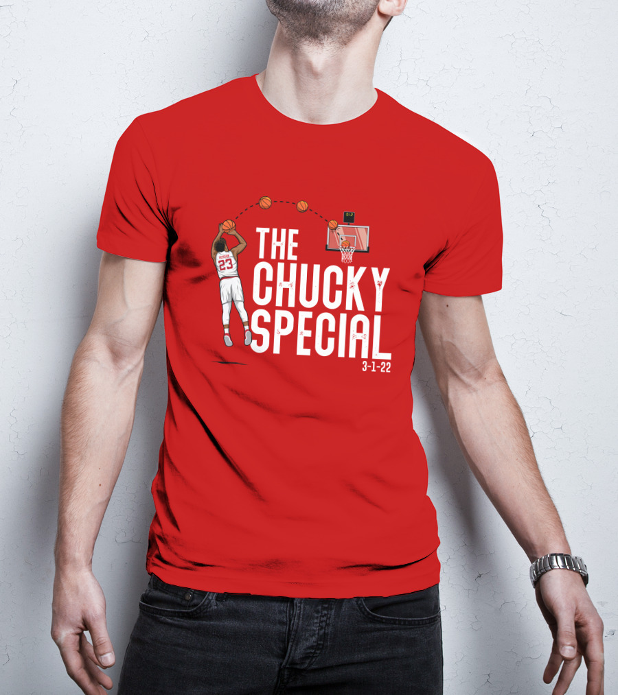Chucky Hepburn The Chucky Special Basketball Shot 3-1-22 The Players Trunk Merch T-Shirt