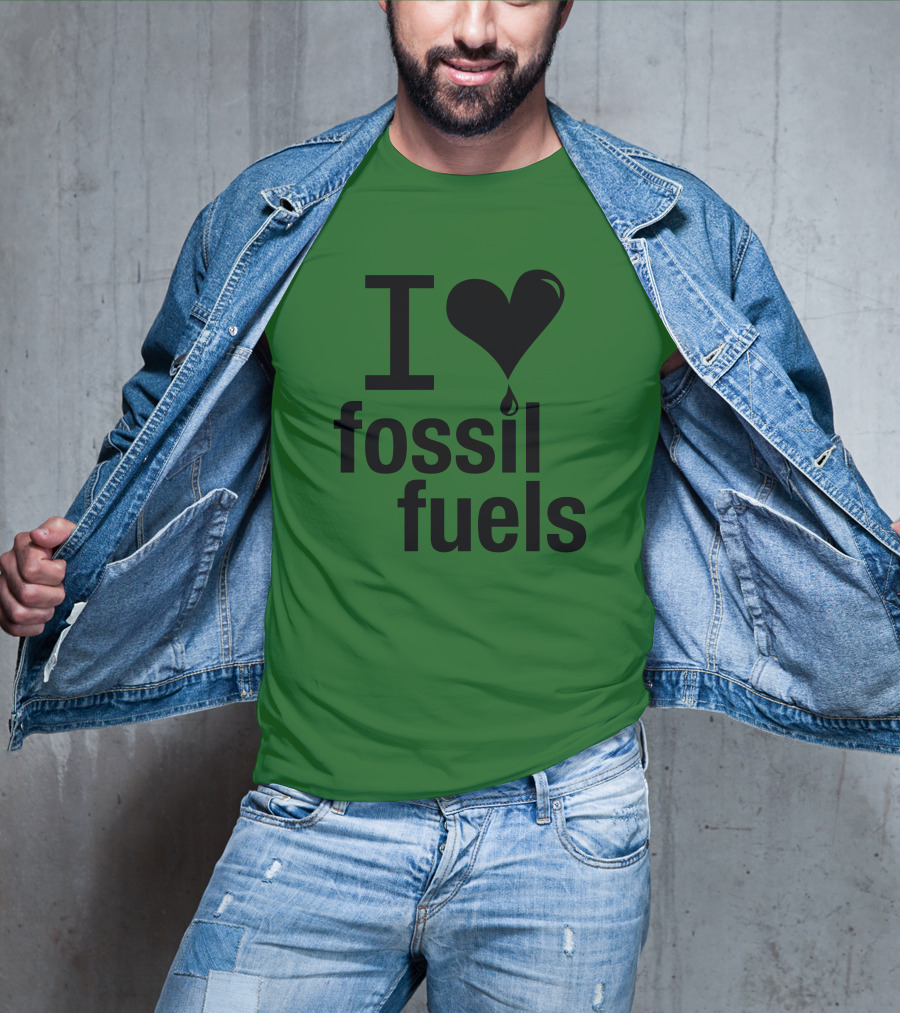 Alex Epstein UFC272 I Love Fossil Fuels Iconic Heart T-Shirt