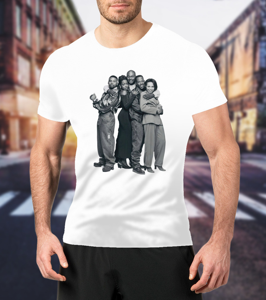 Martin Lawrence The Squad Is Everything Squad Goals Iconic Group Photo T-Shirt