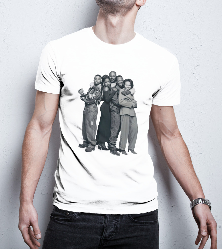 Martin Lawrence The Squad Is Everything Squad Goals Iconic Group Photo T-Shirt