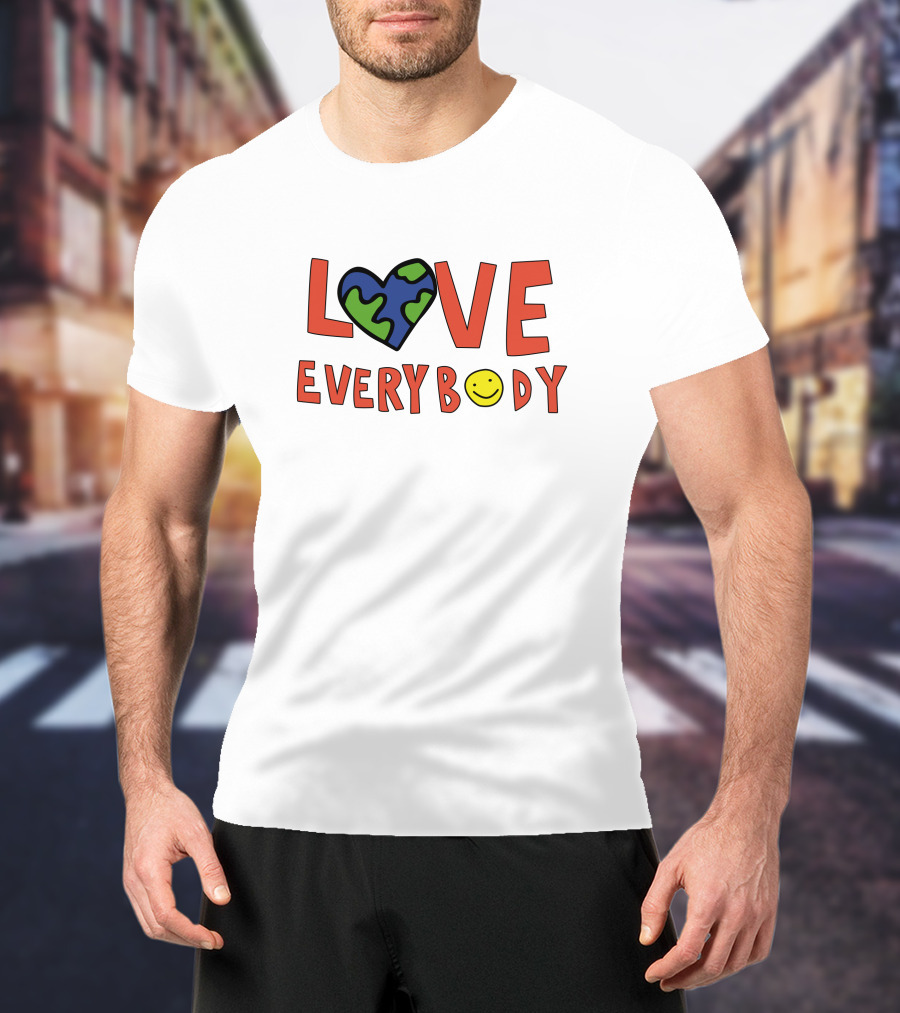 Love Everybody Heart Earth Smile Marquez Valdes-Scantling Chnge Merch T-Shirt