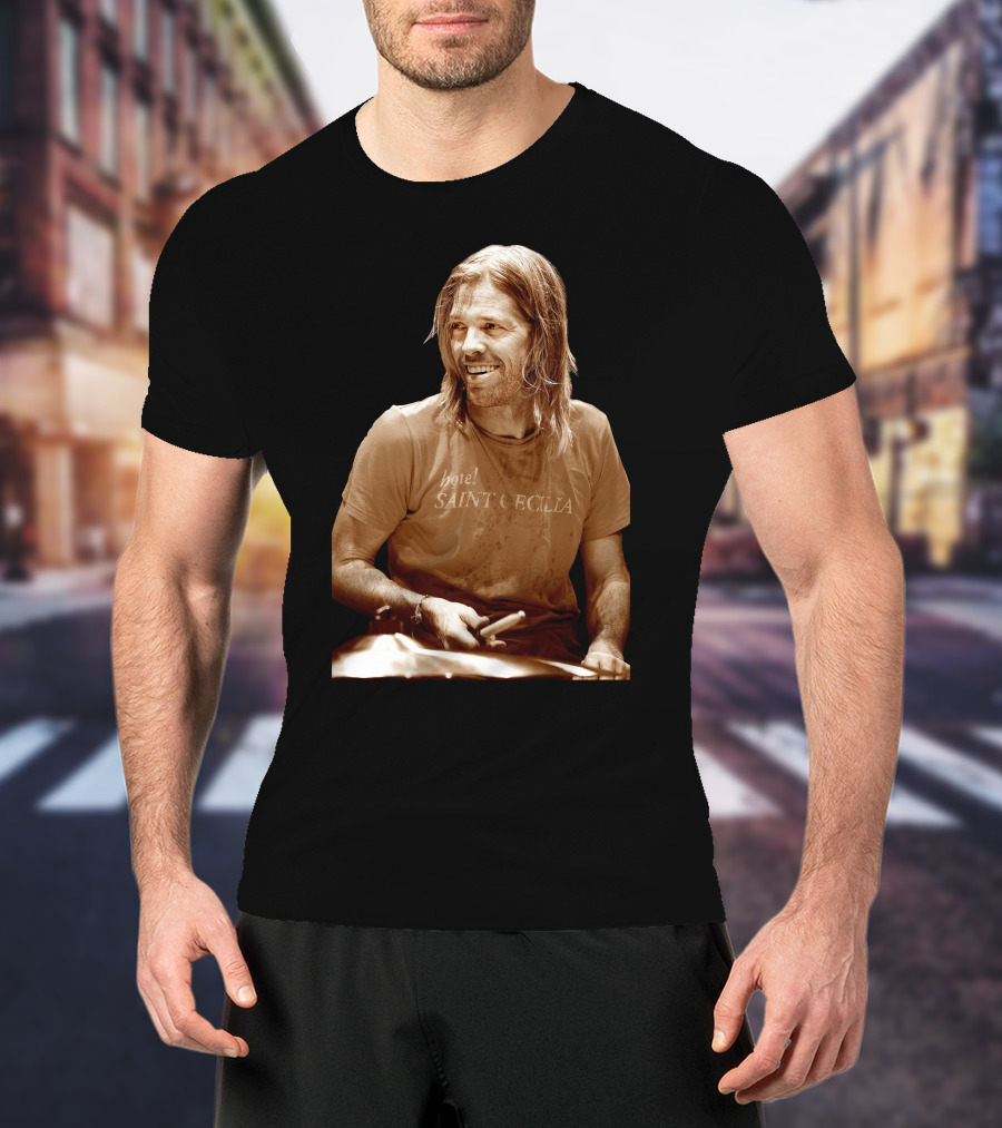 Billie Eilish Foo Fighters Taylor Hawkins Hotel Saint Cecilia Grammys Performance T-Shirt