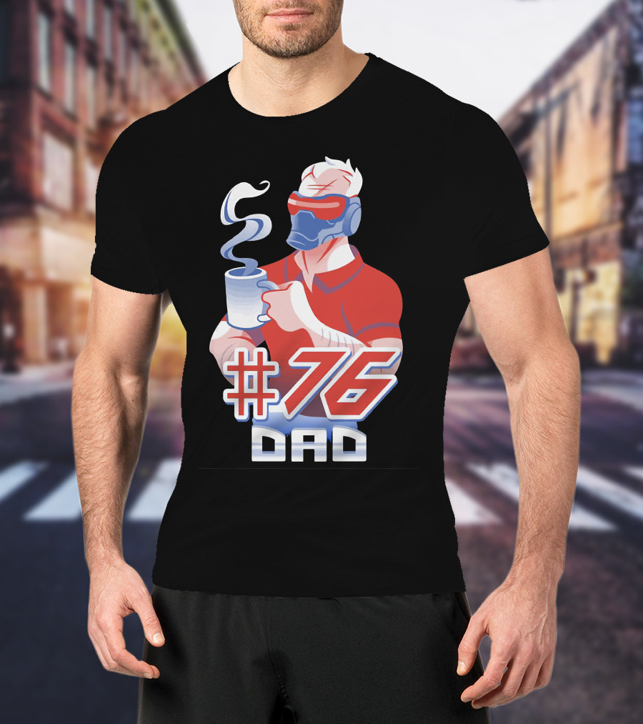 Soldier76 #76 Dad Coffee Mug Gaming T-Shirt