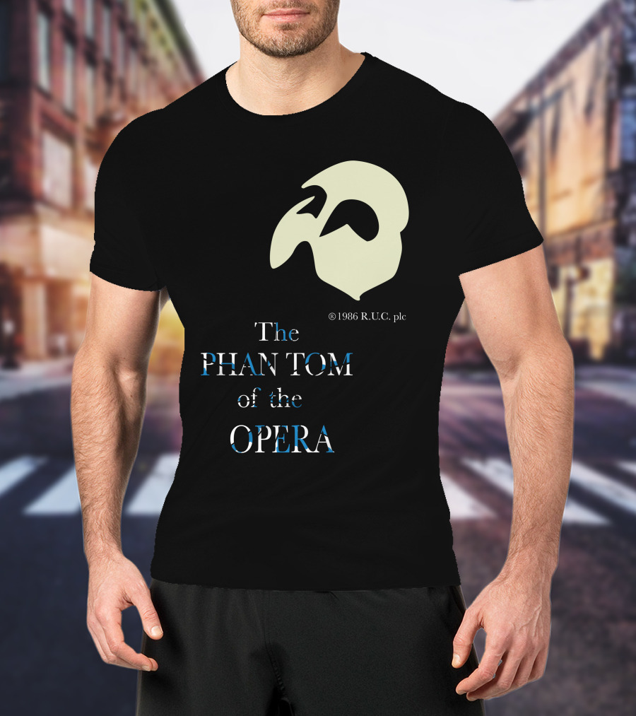 The Phantom Of The Opera Vintage Local Crew 1986 R.U.C. Plc T-Shirt