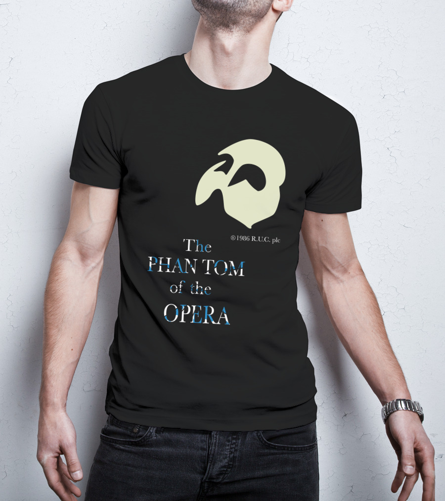 The Phantom Of The Opera Vintage Local Crew 1986 R.U.C. Plc T-Shirt