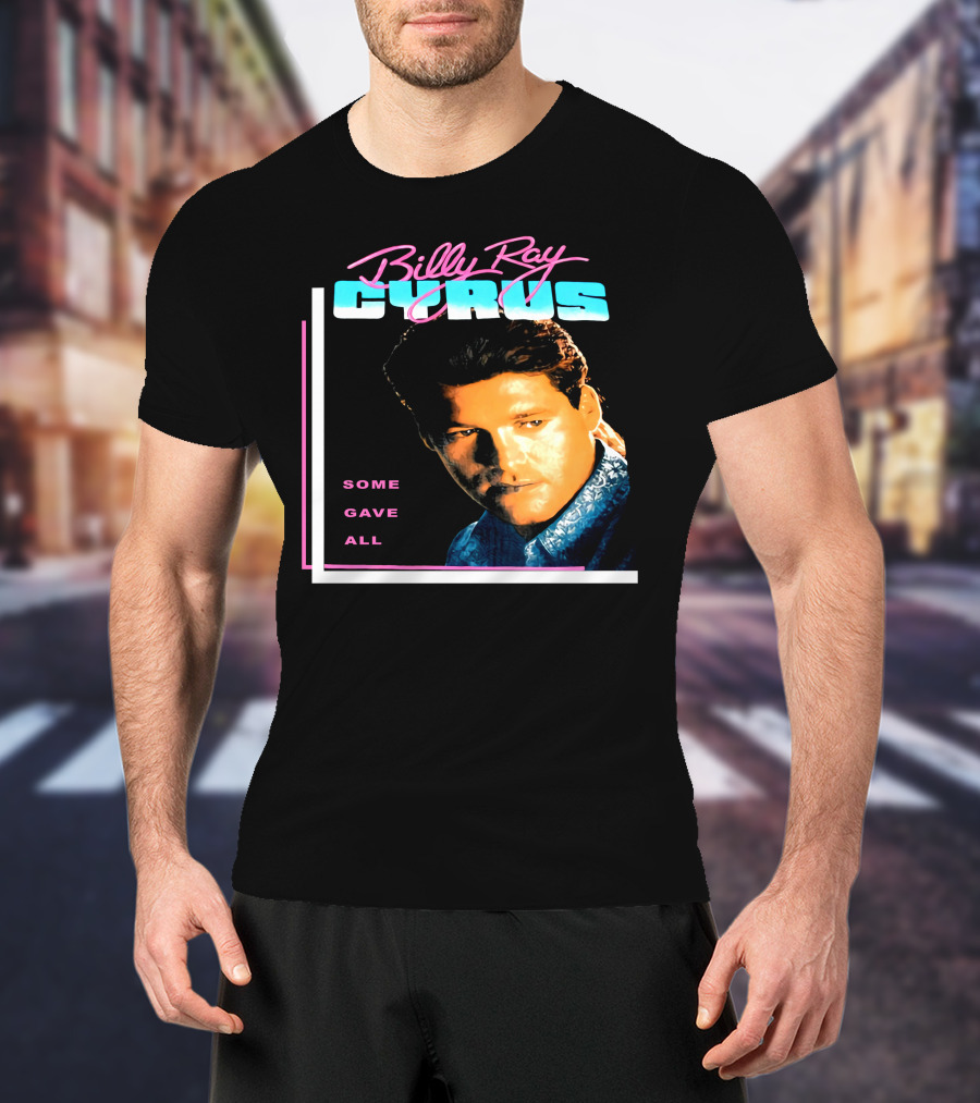 Billy Ray Cyrus Some Gave All 1992 T-Shirt