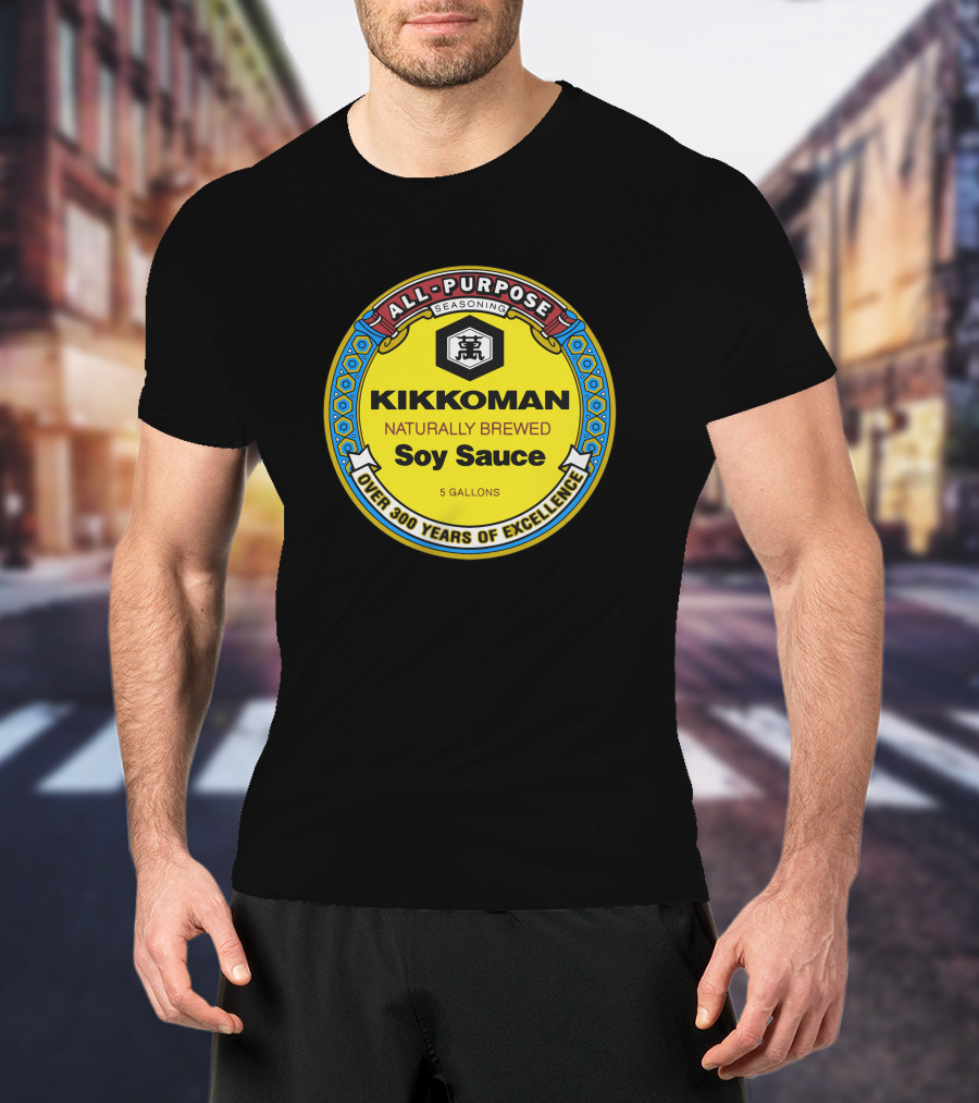 All Purpose Kikkoman Naturally Brewed Soy Sauce Over 300 Years Of Excellence T-Shirt