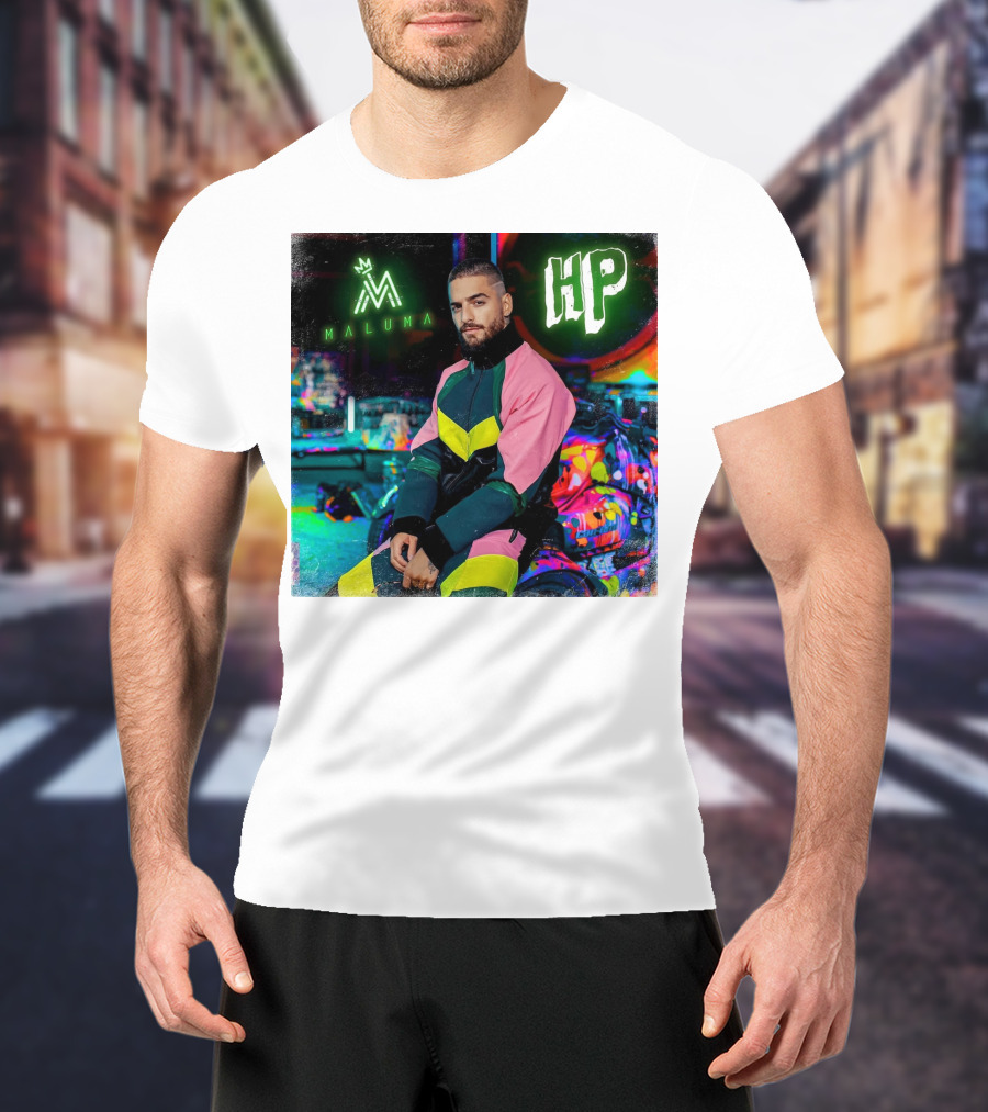 HP Maluma Neon Style Bright Colors T-Shirt