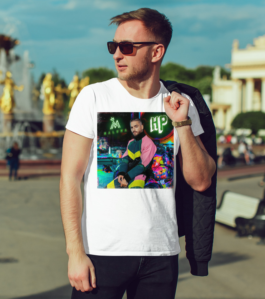 HP Maluma Neon Style Bright Colors T-Shirt