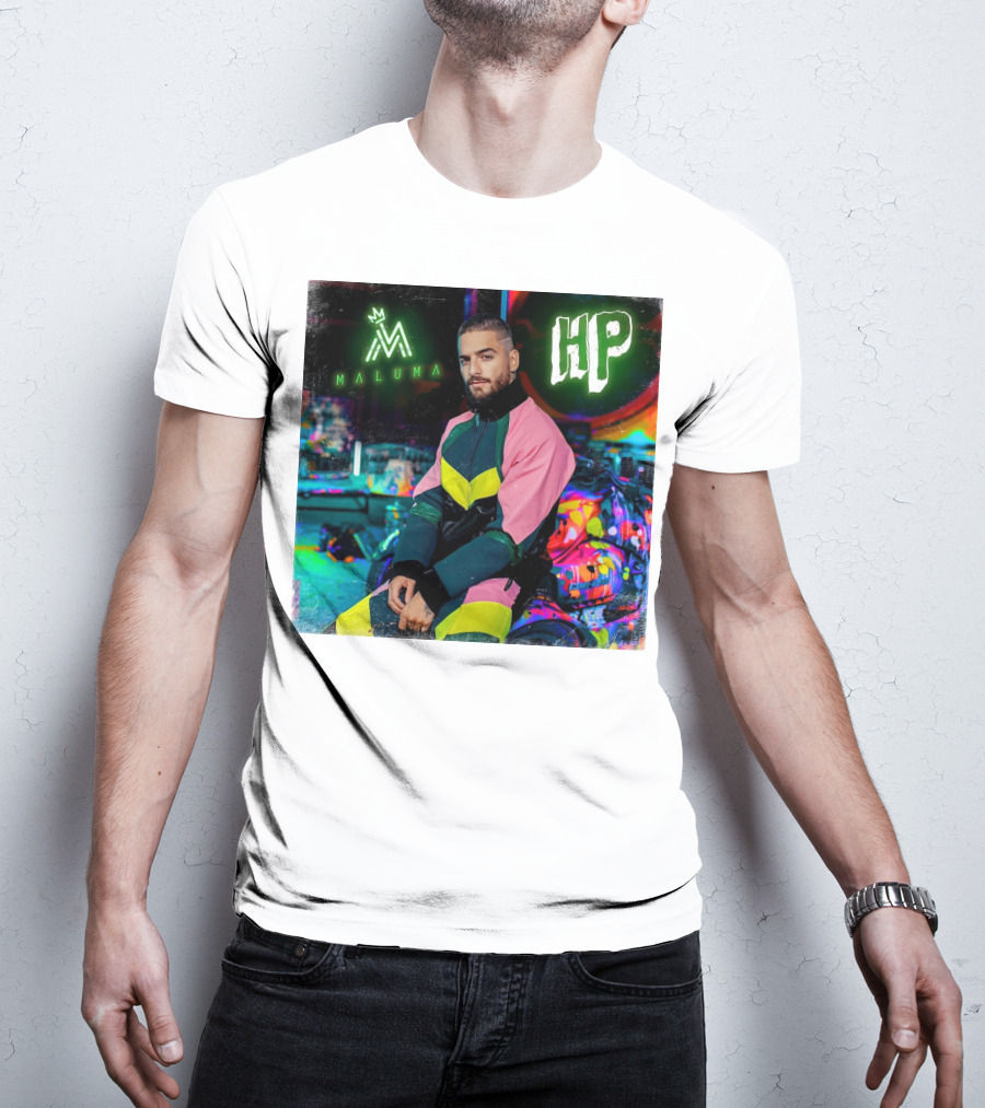 HP Maluma Neon Style Bright Colors T-Shirt