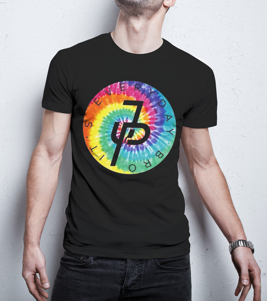 Jake Paul It's Everyday Bro Tie-Dye Logo Youth Personalized Shorts T-Shirt