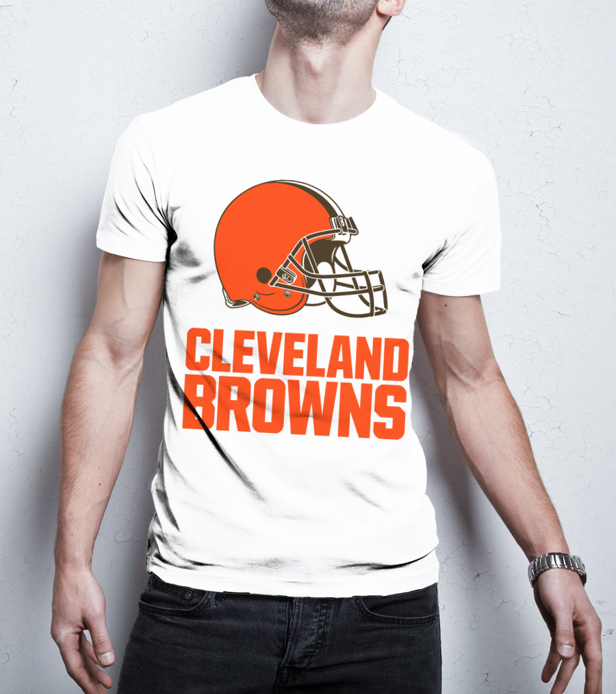 Cleveland Browns Football Team Helmet T-Shirt