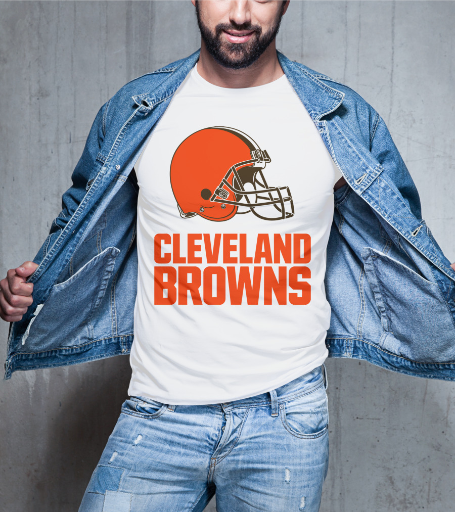 Cleveland Browns Football Team Helmet T-Shirt