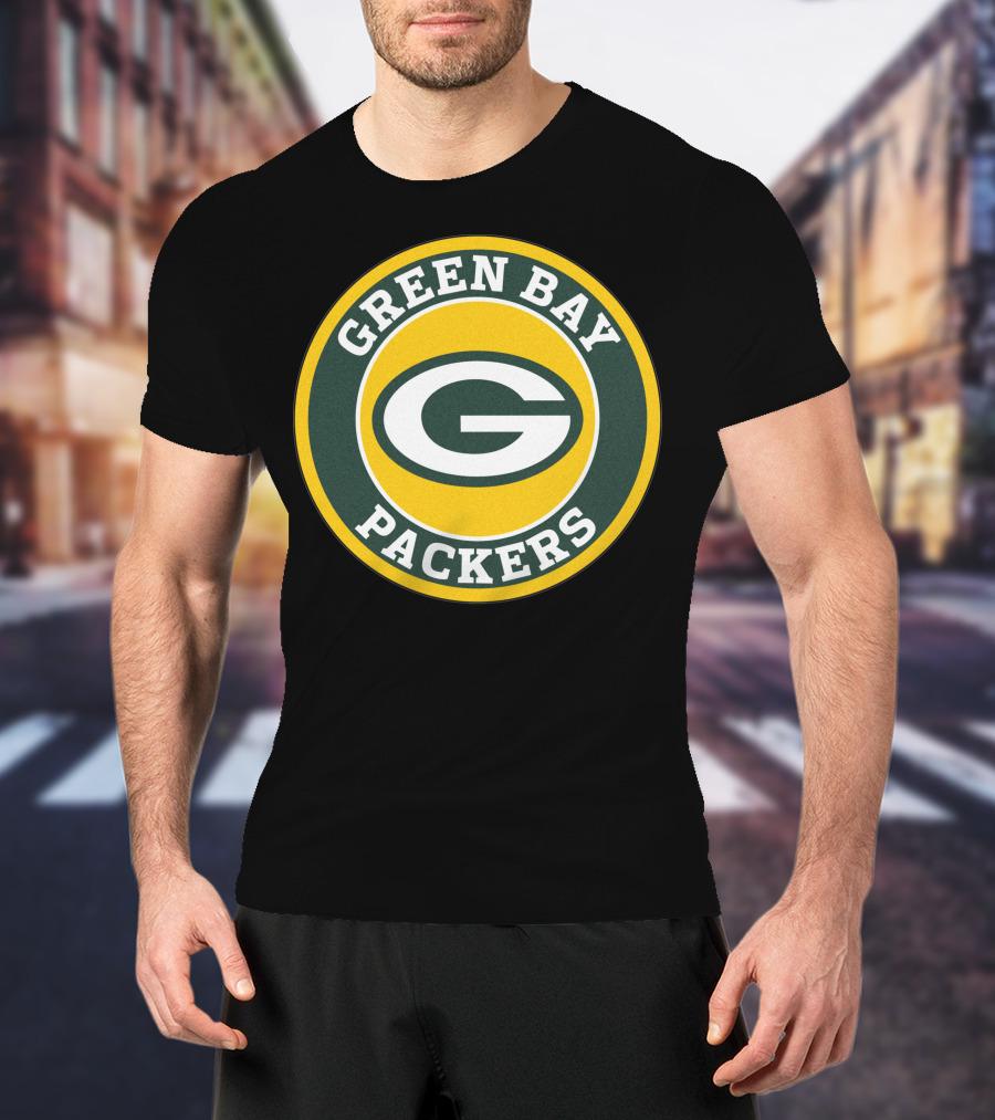 Green Bay Packers Football Team Circle T-Shirt