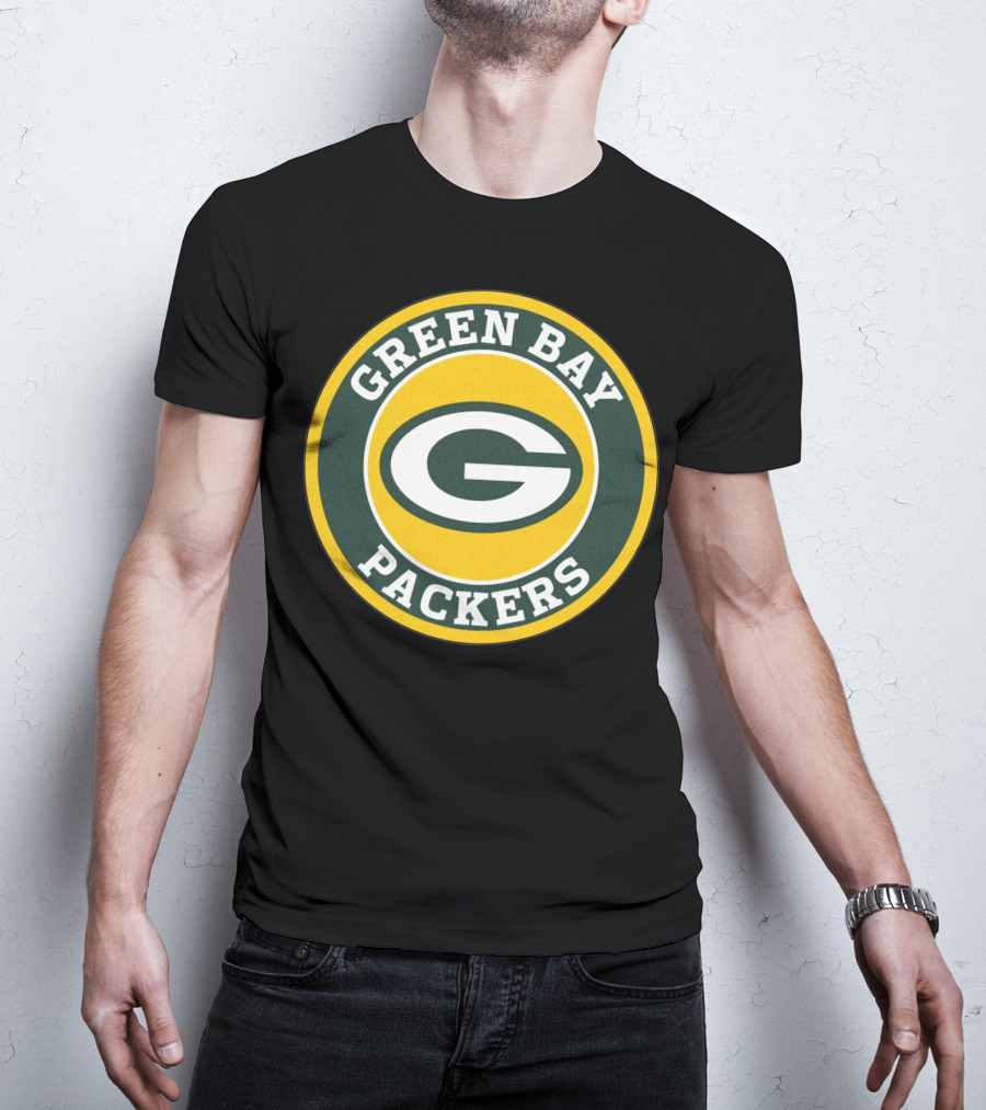 Green Bay Packers Football Team Circle T-Shirt