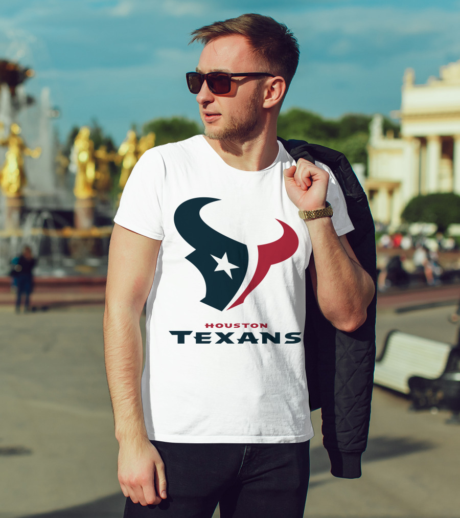 Houston Texans Team Logo For Football Fans T-Shirt