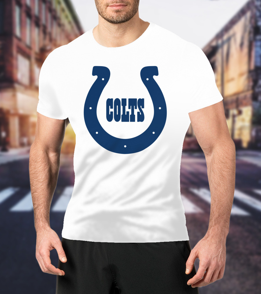 Indianapolis Colts Colts Horseshoe Logo Football Team T-Shirt