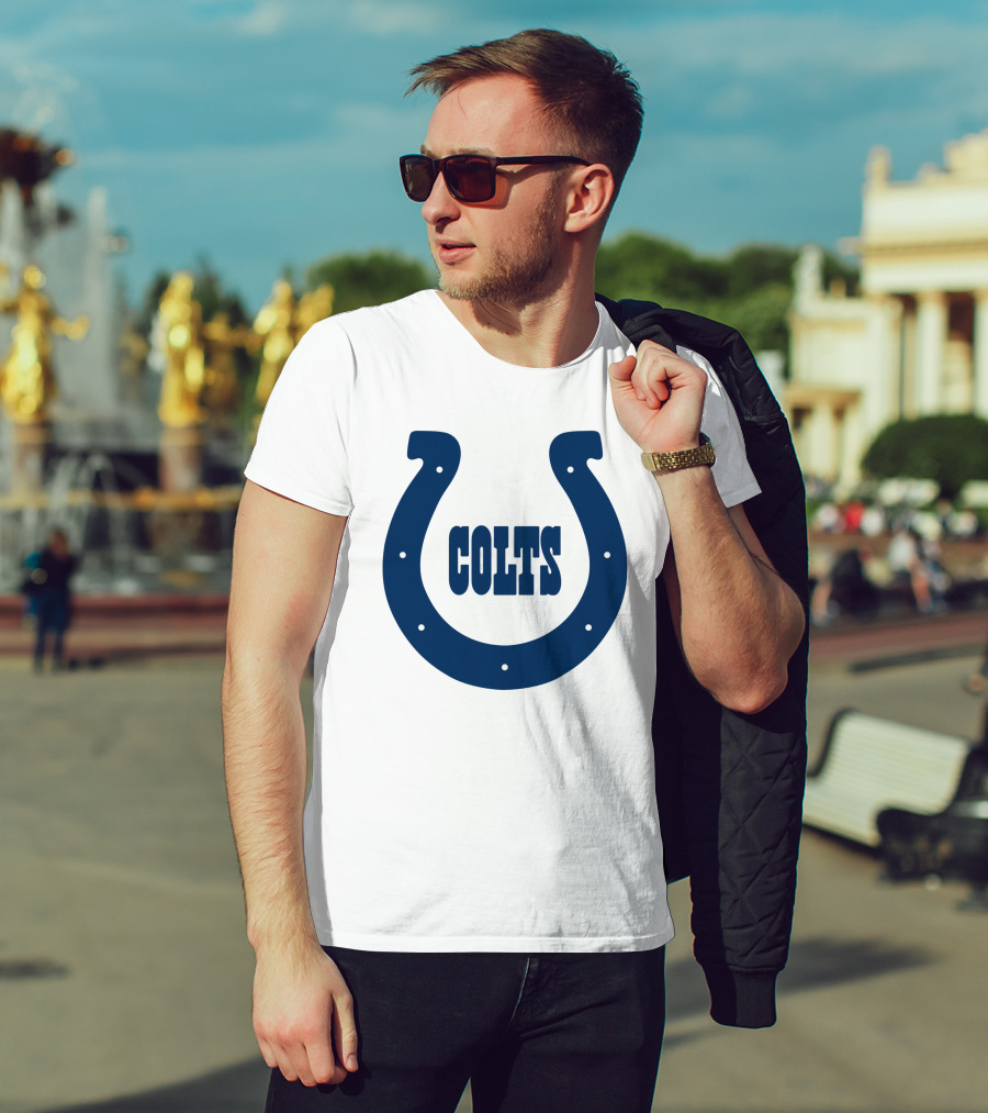 Indianapolis Colts Colts Horseshoe Logo Football Team T-Shirt