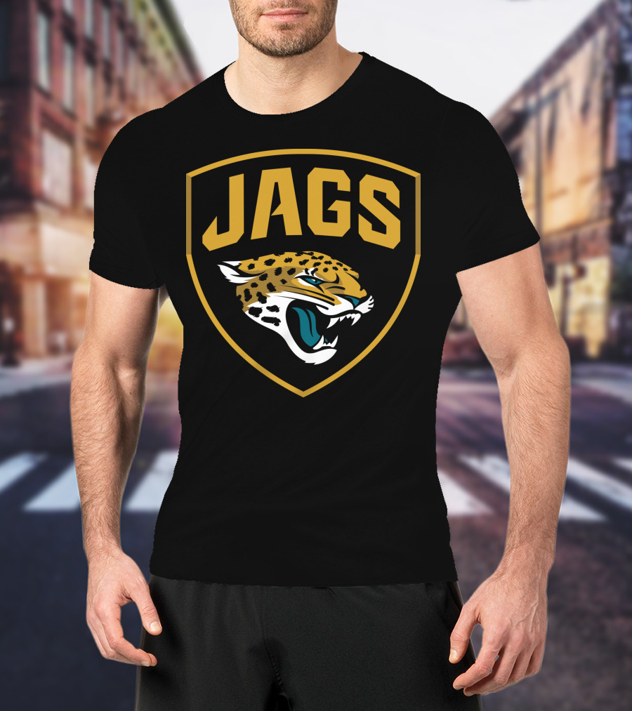 Jags Jacksonville Jaguars Logo Football Team T-Shirt