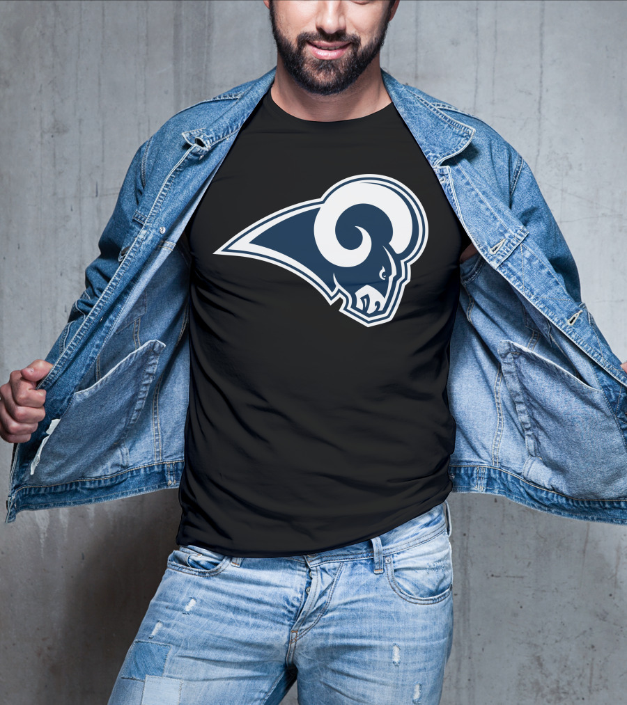 Los Angeles Rams Football Team Logo Sports T-Shirt