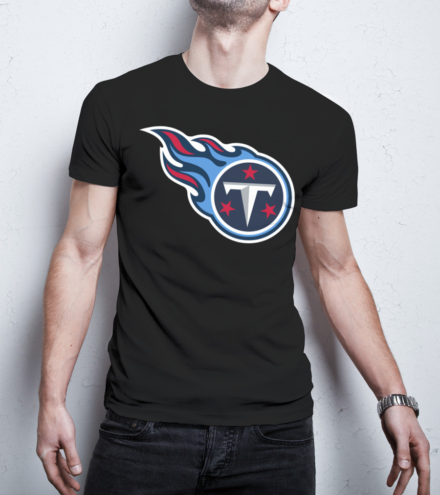 Tennessee Titans Football Team Symbol With Iconic T-Shirt