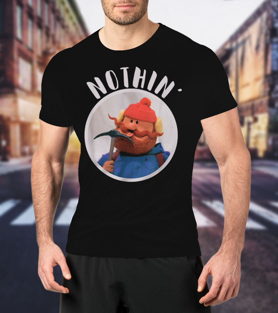 Christmas Special Nothin' Cornelius Of The Yukon Pickaxe Red Beanie T-Shirt