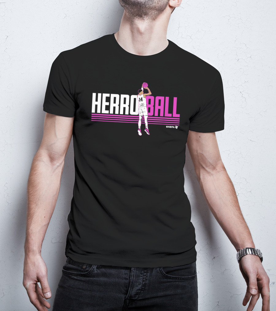 HERRO BALL Officially Licensed Tyler Herro NBPA T-Shirt