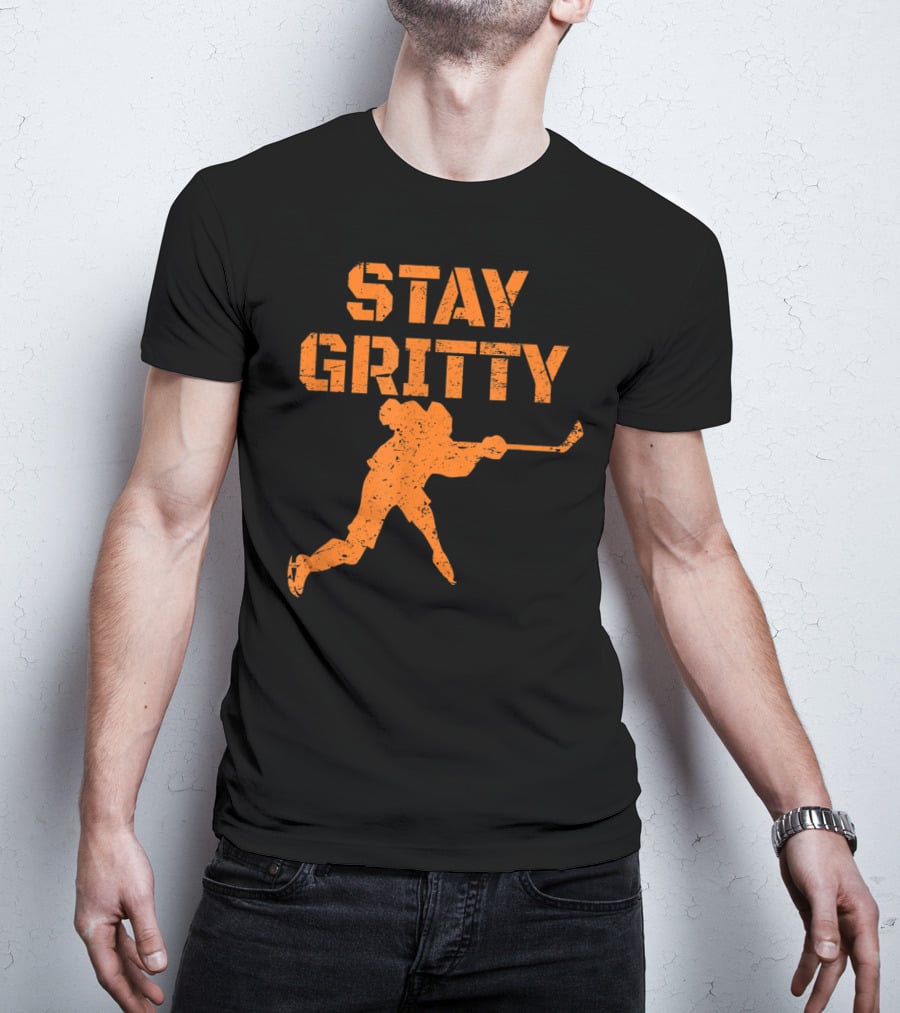 STAY GRITTY Ice Hockey Philly Player T-Shirt