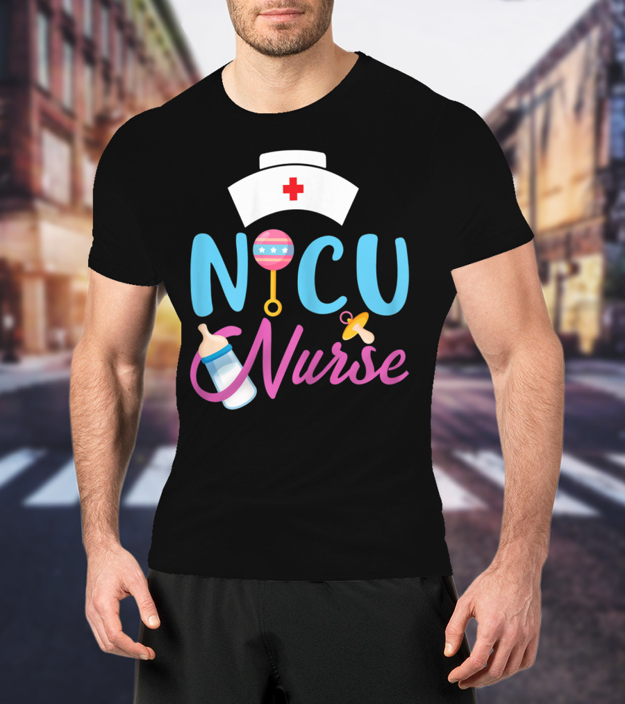 NICU Nurse Newborn Baby Care Essentials T-Shirt