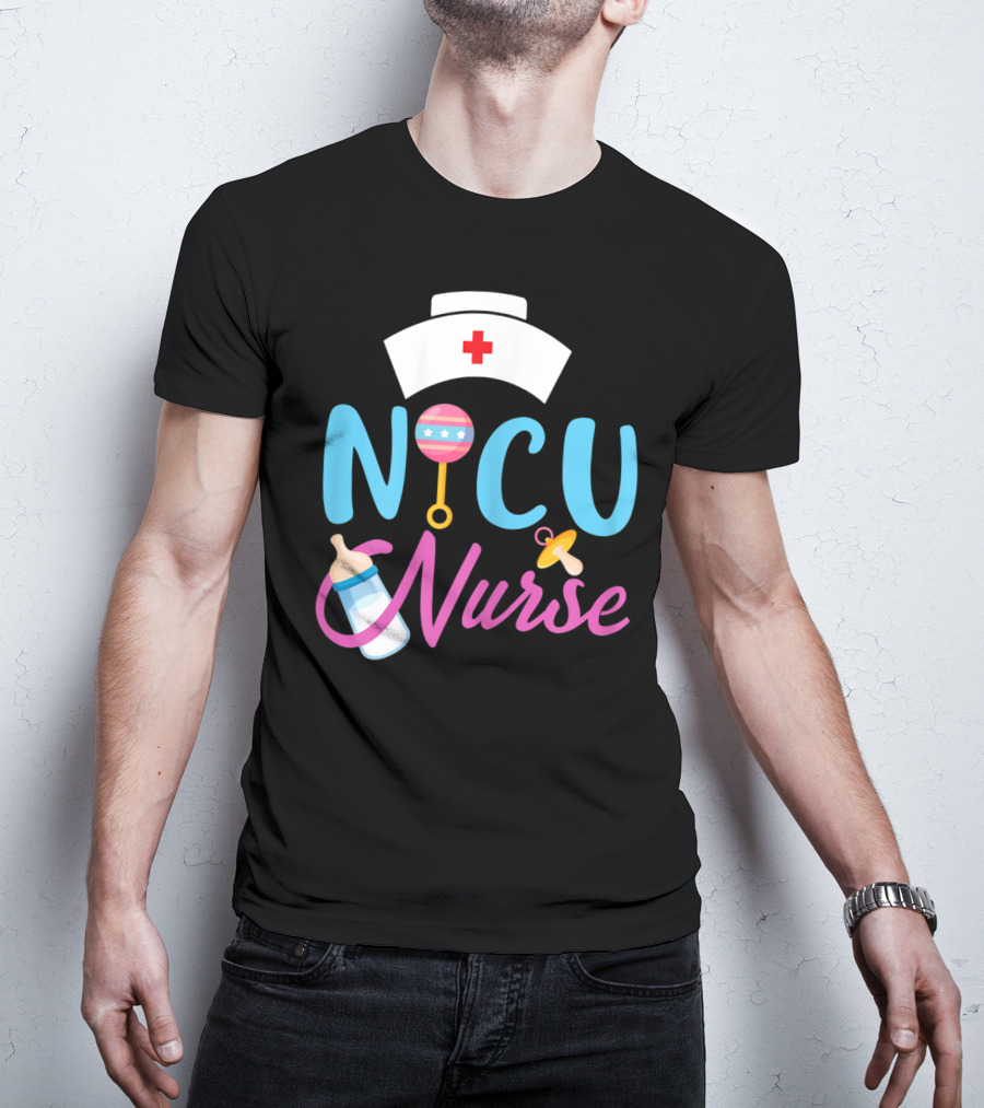 NICU Nurse Newborn Baby Care Essentials T-Shirt