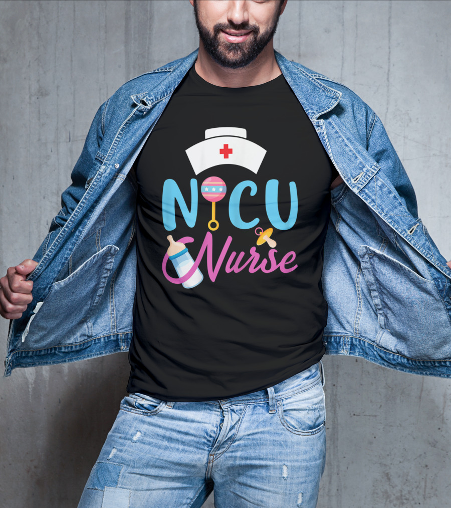 NICU Nurse Newborn Baby Care Essentials T-Shirt