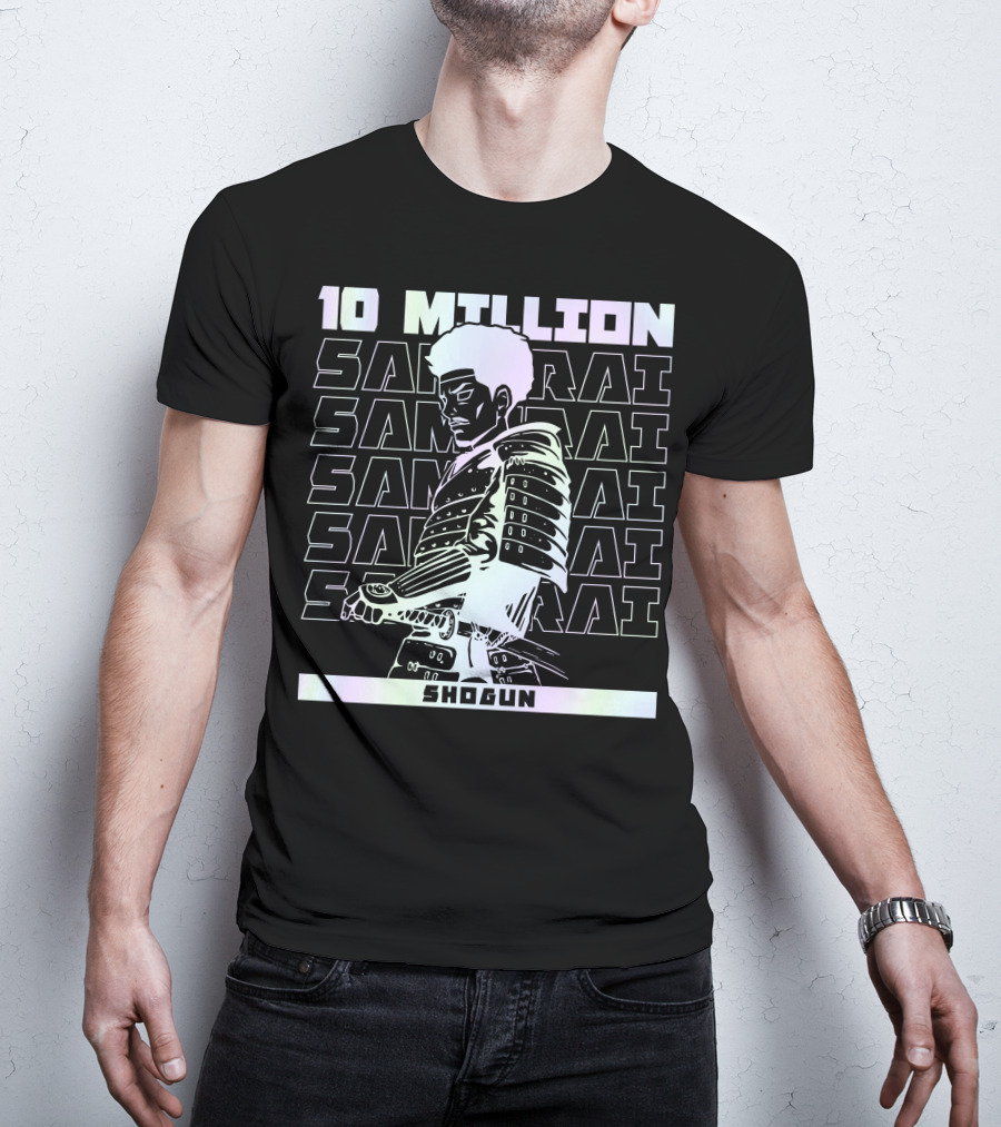 10 Million Samurai Shogun Coryxkenshin Merch Foil T-Shirt